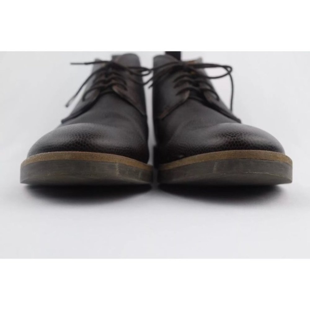 Zara Men's Lizard Skin Print Lace Up Ankle Boots